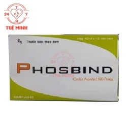 Phosbind 667mg Armephaco - Thuốc kiểm soát phosphat huyết